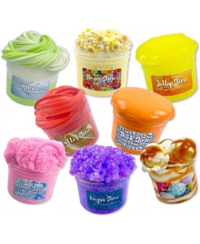 Slime Texture Sampler Pack (8 x 2.5oz) - Variety Textured Slime - Handmade in USA - Dope Slimes $80.07 - Slime & Putty Toys