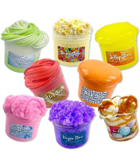 Slime Texture Sampler Pack (8 x 2.5oz) - Variety Textured Slime - Handmade in USA - Dope Slimes $80.07 - Slime & Putty Toys