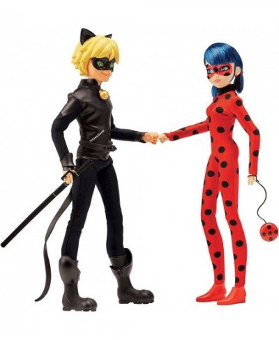 Ladybug Mission Accomplished Ladybug & Cat Noir 2-Pack Dolls by Playmates Toys $31.37 - Dolls