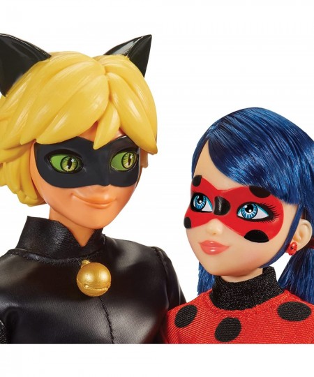 Ladybug Mission Accomplished Ladybug & Cat Noir 2-Pack Dolls by Playmates Toys $31.37 - Dolls