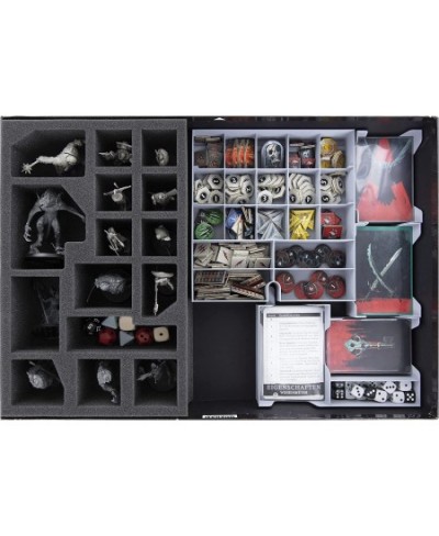 Foam Set + Organizer Compatible with Warhammer Quest: Cursed City - Board Game Box $79.96 - Board Games