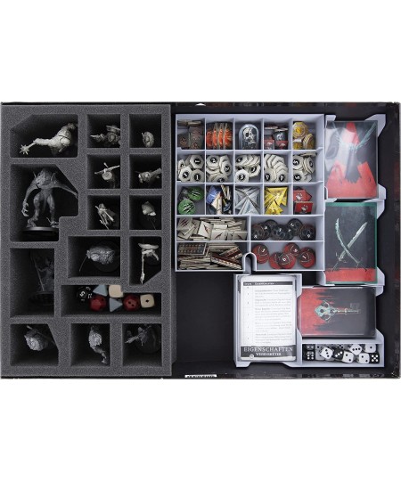 Foam Set + Organizer Compatible with Warhammer Quest: Cursed City - Board Game Box $79.96 - Board Games