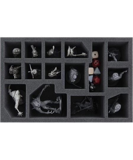 Foam Set + Organizer Compatible with Warhammer Quest: Cursed City - Board Game Box $79.96 - Board Games