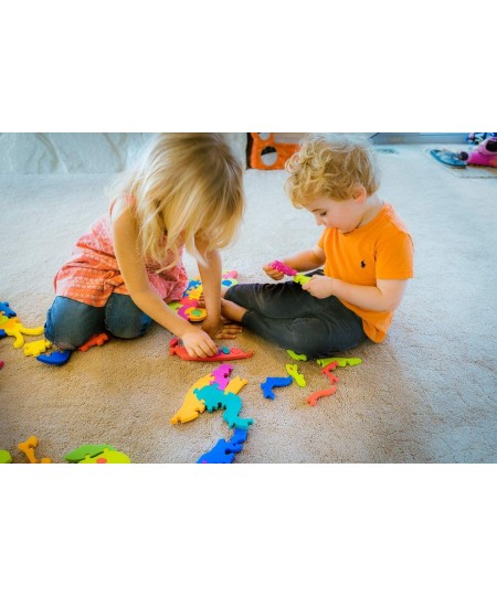 Foam Floor Puzzle Toy | Foam Floor Mat Puzzle | Toddler Puzzle | Kid Puzzles Age 3 | Reversible Letters on one Side Numbers o...