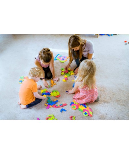 Foam Floor Puzzle Toy | Foam Floor Mat Puzzle | Toddler Puzzle | Kid Puzzles Age 3 | Reversible Letters on one Side Numbers o...