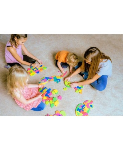 Foam Floor Puzzle Toy | Foam Floor Mat Puzzle | Toddler Puzzle | Kid Puzzles Age 3 | Reversible Letters on one Side Numbers o...