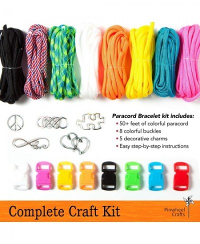 Fairy Craft Kit for Girls & Paracord Bracelet Kit Bundle - Fun DIY Arts and Crafts Project for Kids Ages 6 7 8 9 10 11 12 - G...