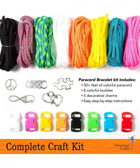 Fairy Craft Kit for Girls & Paracord Bracelet Kit Bundle - Fun DIY Arts and Crafts Project for Kids Ages 6 7 8 9 10 11 12 - G...