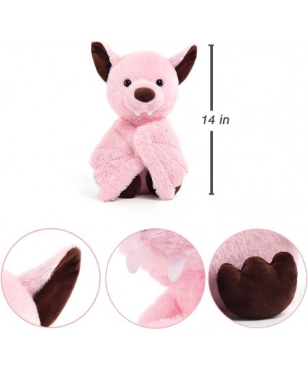 14 Inches Bat Stuffed Animals Pillow Toy - Soft Furry Goth Halloween Plush Toys for Boys and Girls Pink $28.49 - Kids' Plush ...