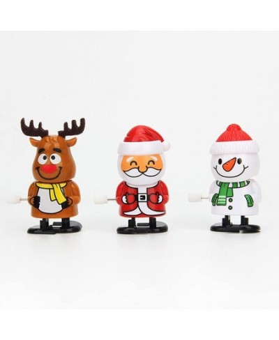 Christmas Wind Up Toys for Kids Xmas Stocking Fillers Stuffers Snowman/Elk/Santa Claus/Penguin Shape Wind-Up Toys Christmas E...