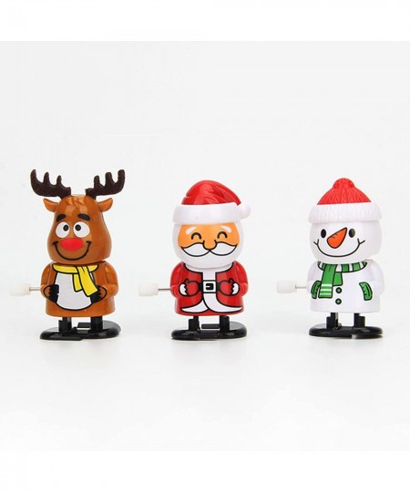 Christmas Wind Up Toys for Kids Xmas Stocking Fillers Stuffers Snowman/Elk/Santa Claus/Penguin Shape Wind-Up Toys Christmas E...