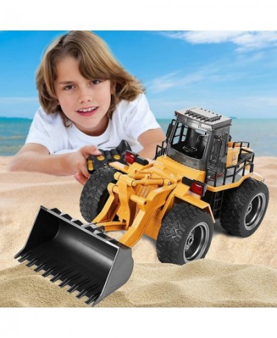 6 Channel Full Functional Front Loader RC Remote Control Construction Toy Tractor with Lights & Sounds 2.4Ghz (TR-113G) $73.6...