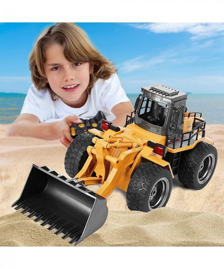 6 Channel Full Functional Front Loader RC Remote Control Construction Toy Tractor with Lights & Sounds 2.4Ghz (TR-113G) $73.6...