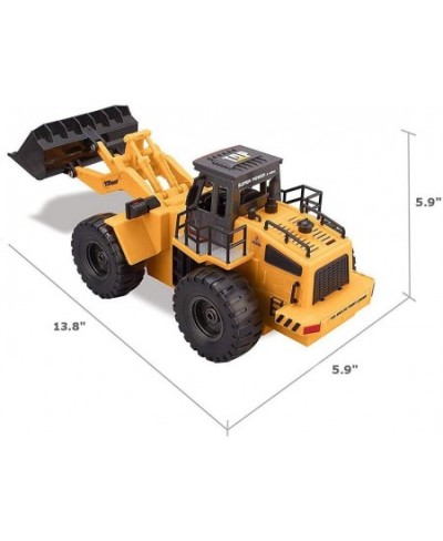 6 Channel Full Functional Front Loader RC Remote Control Construction Toy Tractor with Lights & Sounds 2.4Ghz (TR-113G) $73.6...