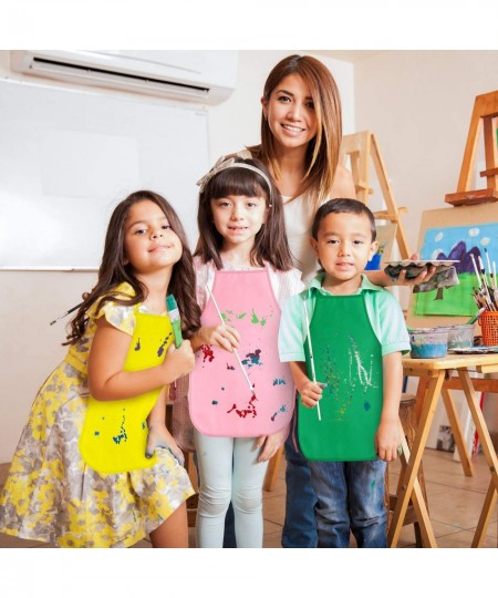 16 Pack Kids Art Aprons Children Painting Aprons Art Smocks Bulk for Craft Home Kitchen Classroom $24.72 - Kids' Drawing & Wr...