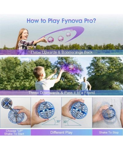 Flying Orb Ball Toys for Kids - Spinner Drone (2022 Upgraded) Outdoor and Indoor Kids Toys Magic Hover Ball Gifts for Boys Gi...