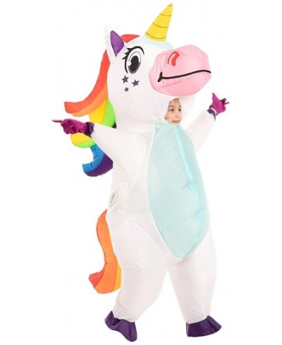 Child Unisex Unicorn Full Body Inflatable Costume $57.96 - Kids' Costumes