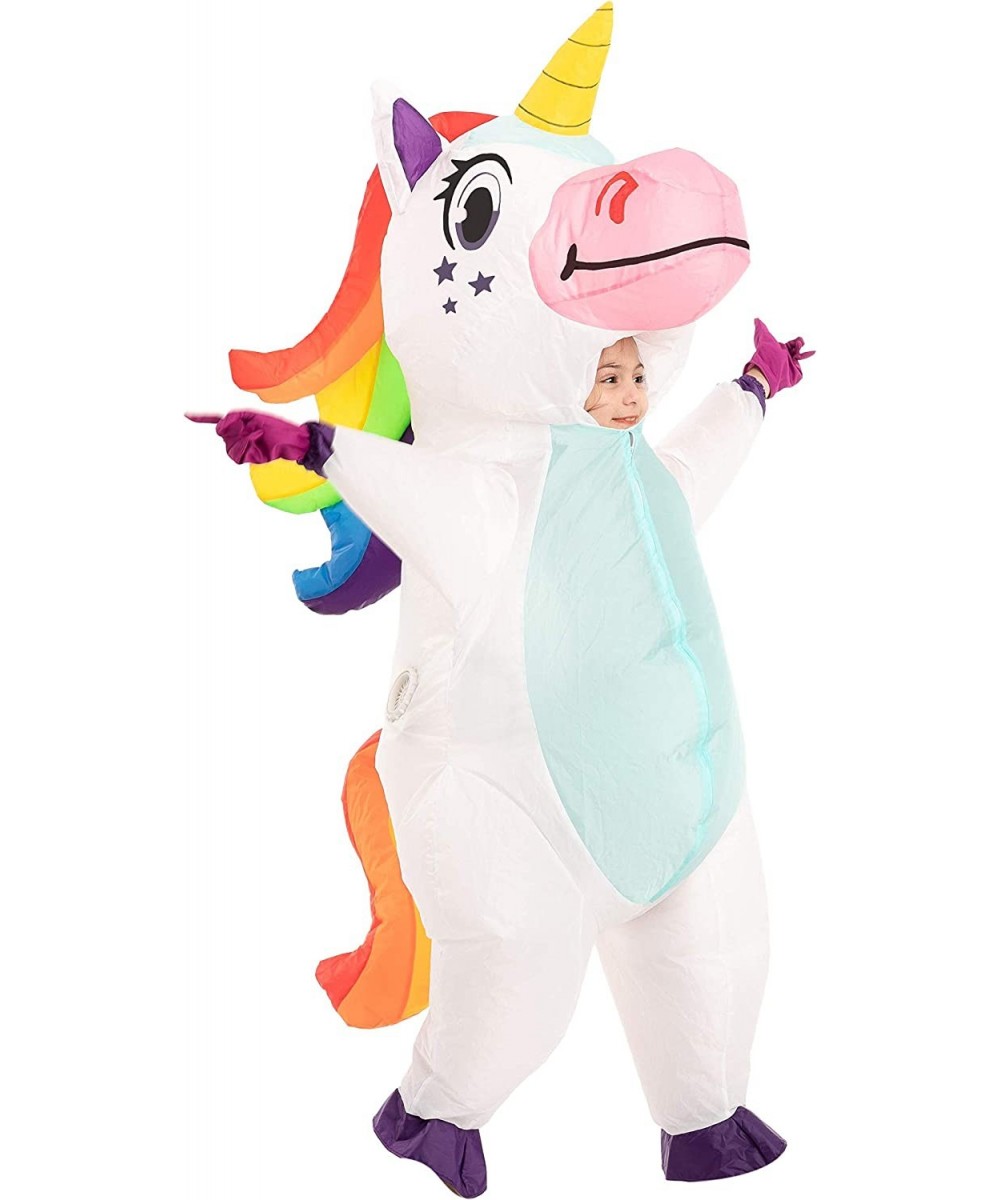 Child Unisex Unicorn Full Body Inflatable Costume $57.96 - Kids' Costumes