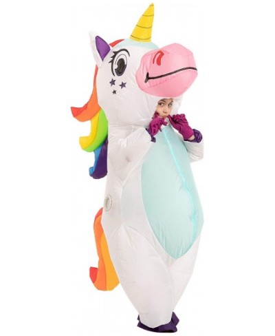 Child Unisex Unicorn Full Body Inflatable Costume $57.96 - Kids' Costumes