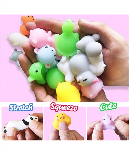 26 Pcs Christmas Mochi Squishy Toys Including 23 Cute Mochi Animal Squishies and 3 Big Xmas Slow-Rising Squishy Toy for Kids ...