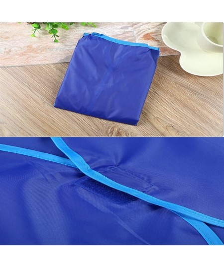 Kids Waterproof Long-Sleeved Smock Apron Bib for Eating Painting Kitchen Classroom Community Event Crafts & Art Painting Acti...