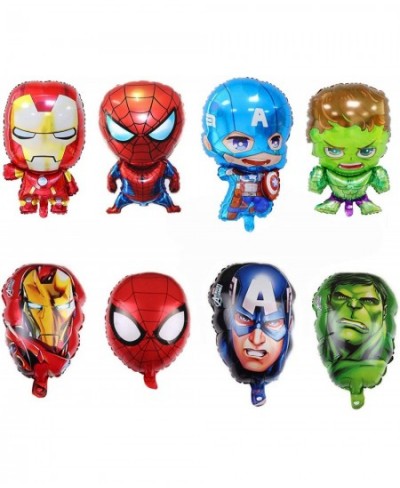 8PCS Avengers Superhero Balloons for Kids Birthday Baby Shower Super Hero Theme Party Decorations $15.02 - Kids' Party Decora...