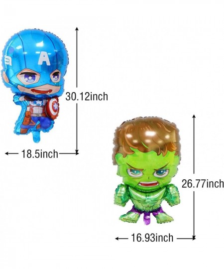 8PCS Avengers Superhero Balloons for Kids Birthday Baby Shower Super Hero Theme Party Decorations $15.02 - Kids' Party Decora...