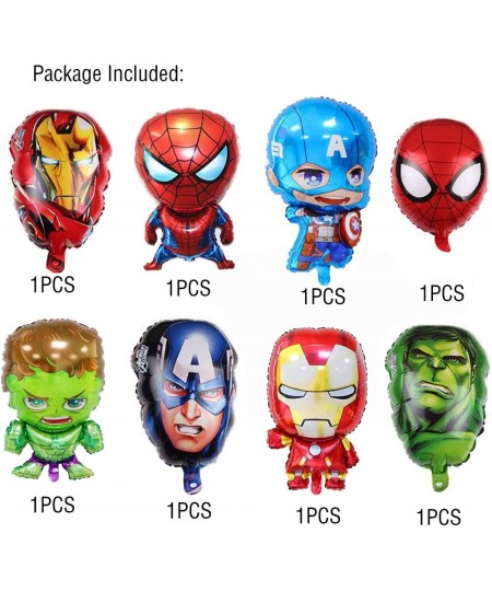 8PCS Avengers Superhero Balloons for Kids Birthday Baby Shower Super Hero Theme Party Decorations $15.02 - Kids' Party Decora...