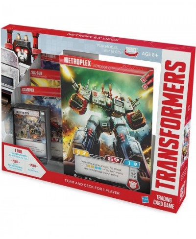 Metroplex Deck | Foil Titan-Sized Character Card | 44 Cards Incl. Scamper Six Gun Slammer $16.25 - Card Games