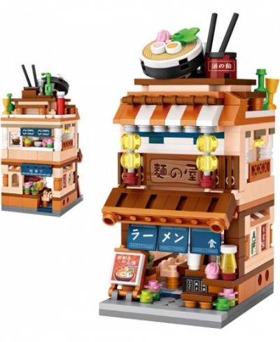 Japanese Street View Ramen Shop 412PCS Mini Building Blocks Model Mini Shop Bricks Set Creative Thinking DIY Toy for Kids Boy...