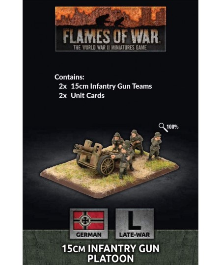 Flames of War: Late War: German: 15cm Infantry Gun Platoon (GE570) $40.32 - Game Accessories