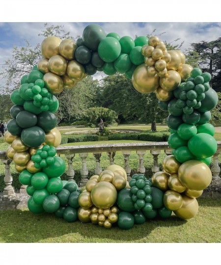 Dark Green Balloons 80 Pack Hunter Green Balloons Different Sizes 5/12/18 Inch Green Balloon Garland for Animal Theme Bridal ...