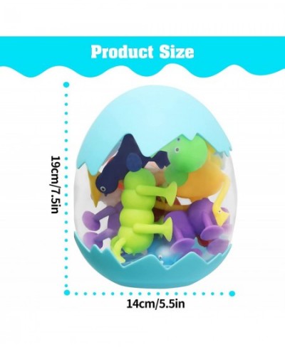 Suction Toys 12 Pcs Suction Cup Toys Kids Bath Toys Sensory Toys for 3 4 5 6 7 Year Old Boys Girls Sucker Toys Stress Release...