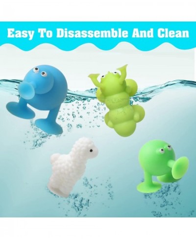 Suction Toys 12 Pcs Suction Cup Toys Kids Bath Toys Sensory Toys for 3 4 5 6 7 Year Old Boys Girls Sucker Toys Stress Release...