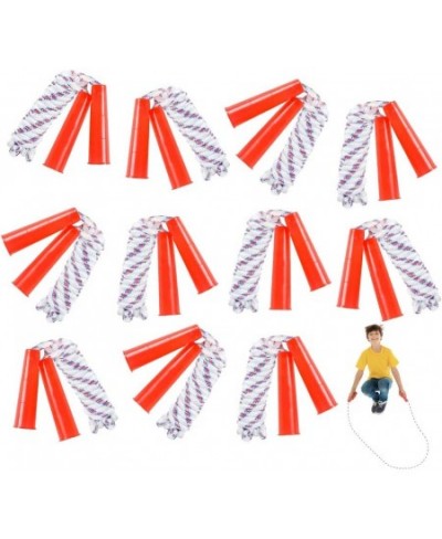 84 Inch Nylon Ropes for Kids - Pack of 12 - Durable Jump Ropes with Plastic Handles - Healthy Indoor and Outdoor Skipping Act...