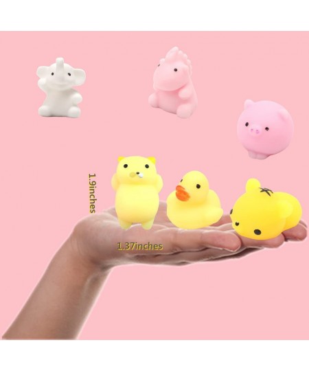 15 Pcs Mochi Squishes Mini Kawaii Animal Squeeze Soft Great Stress Reliever Fidget Sensory for Adults Christmas Party Favors ...