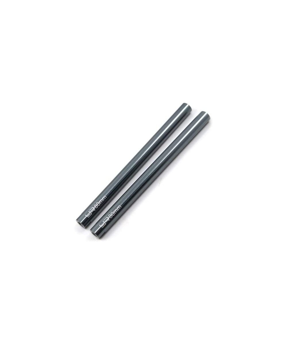 Threaded Aluminum Link Pipe 6x80mm (2pcs) Gunmetal $17.06 - Hobby Remote & App Controlled Vehicle Parts