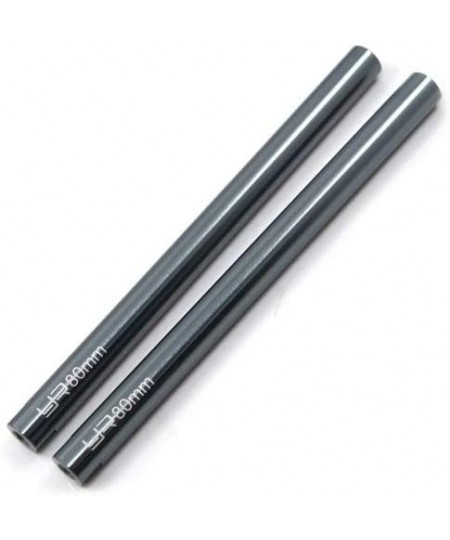 Threaded Aluminum Link Pipe 6x80mm (2pcs) Gunmetal $17.06 - Hobby Remote & App Controlled Vehicle Parts