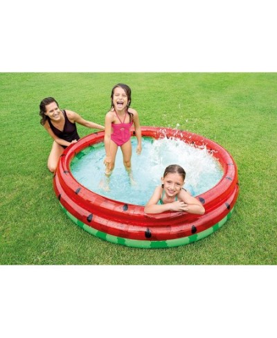 66-Inch Round Inflatable Outdoor Kids Swimming and Wading Watermelon Pool for Ages 2 and Up $31.43 - Swimming Pool & Outdoor ...