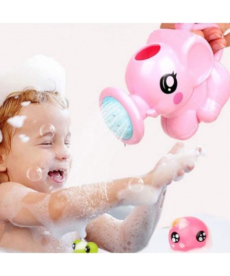 Cartoon Elephant Sprinkler Baby Bath Shower Toy Pink $12.82 - Bathtub Toys