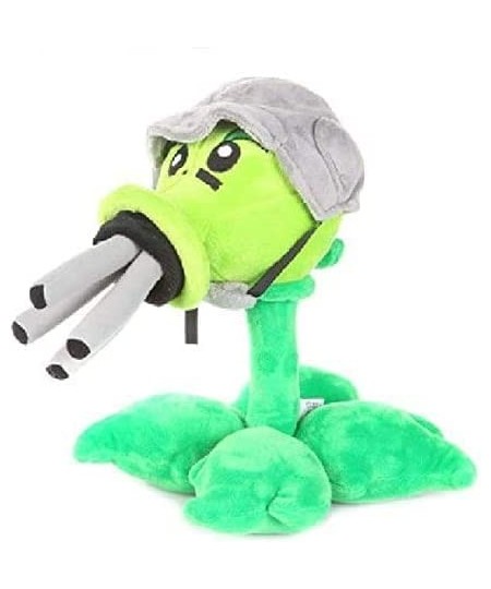 PVZ. Game Plush Gatling Pea Stuffed Shooter Cute Doll Gift for Kids and Fans New (Gatling Pea Shooter 8 /21 cm) Green 8 inche...