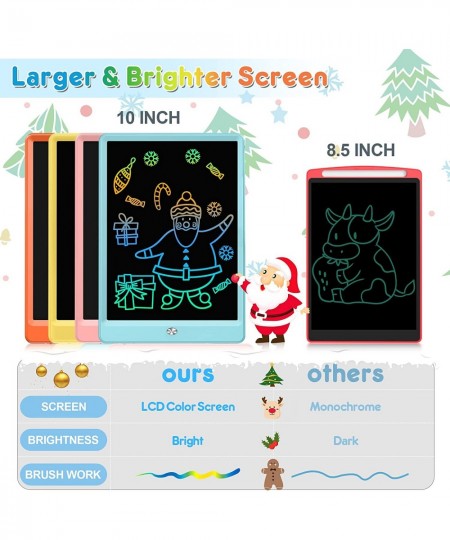 LCD Writing Tablet Doodle Board Toys for 3 4 5 6 7 8 Year Old Girls Boys Drawing Pad for Kids 10 Inch Colorful Electronic Boa...