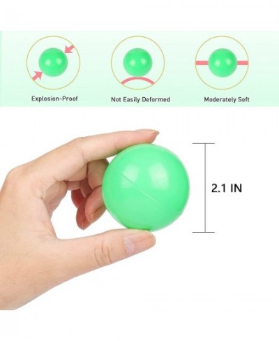 Pack of 50 Ball Pits Ball 2.2 inches/5.5 cm BPA Free Plastic Ball Crush Proof Ocean Balls Phthalate Free Toys for Boys Girls ...