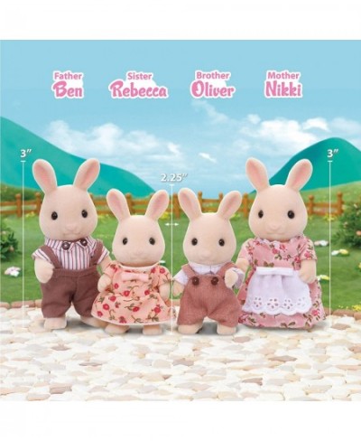 Calico Critters Sweetpea Rabbit Family Dolls Dollhouse Figures Collectible Toys 3 inches $47.27 - Dolls