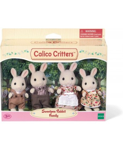 Calico Critters Sweetpea Rabbit Family Dolls Dollhouse Figures Collectible Toys 3 inches $47.27 - Dolls