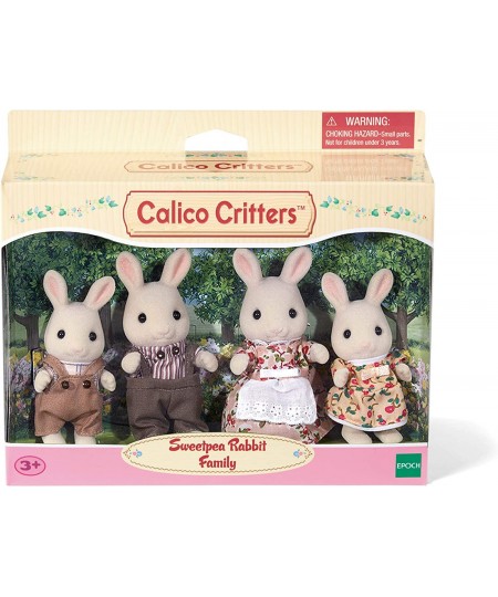 Calico Critters Sweetpea Rabbit Family Dolls Dollhouse Figures Collectible Toys 3 inches $47.27 - Dolls