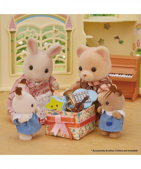 Calico Critters Sweetpea Rabbit Family Dolls Dollhouse Figures Collectible Toys 3 inches $47.27 - Dolls