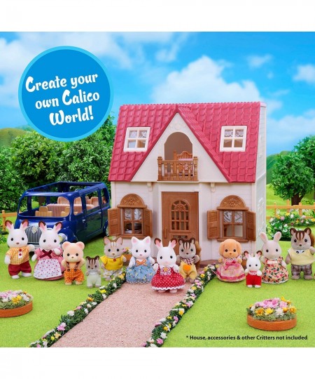 Calico Critters Sweetpea Rabbit Family Dolls Dollhouse Figures Collectible Toys 3 inches $47.27 - Dolls