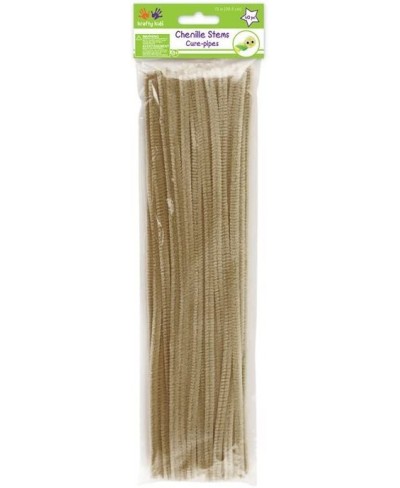 Colorful Fuzzy Craft Sticks Pipe Cleaners - 40 Count - 12 Inches Long (Khaki Beige) $17.06 - Kids' Drawing & Writing Boards