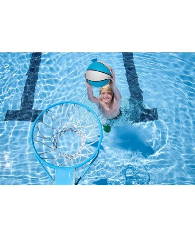 Regulation Size Swimming Pool Basketball | Blue Basketball for Swimming Pool Basketball Hoops & Pool Games | Regulation Size ...